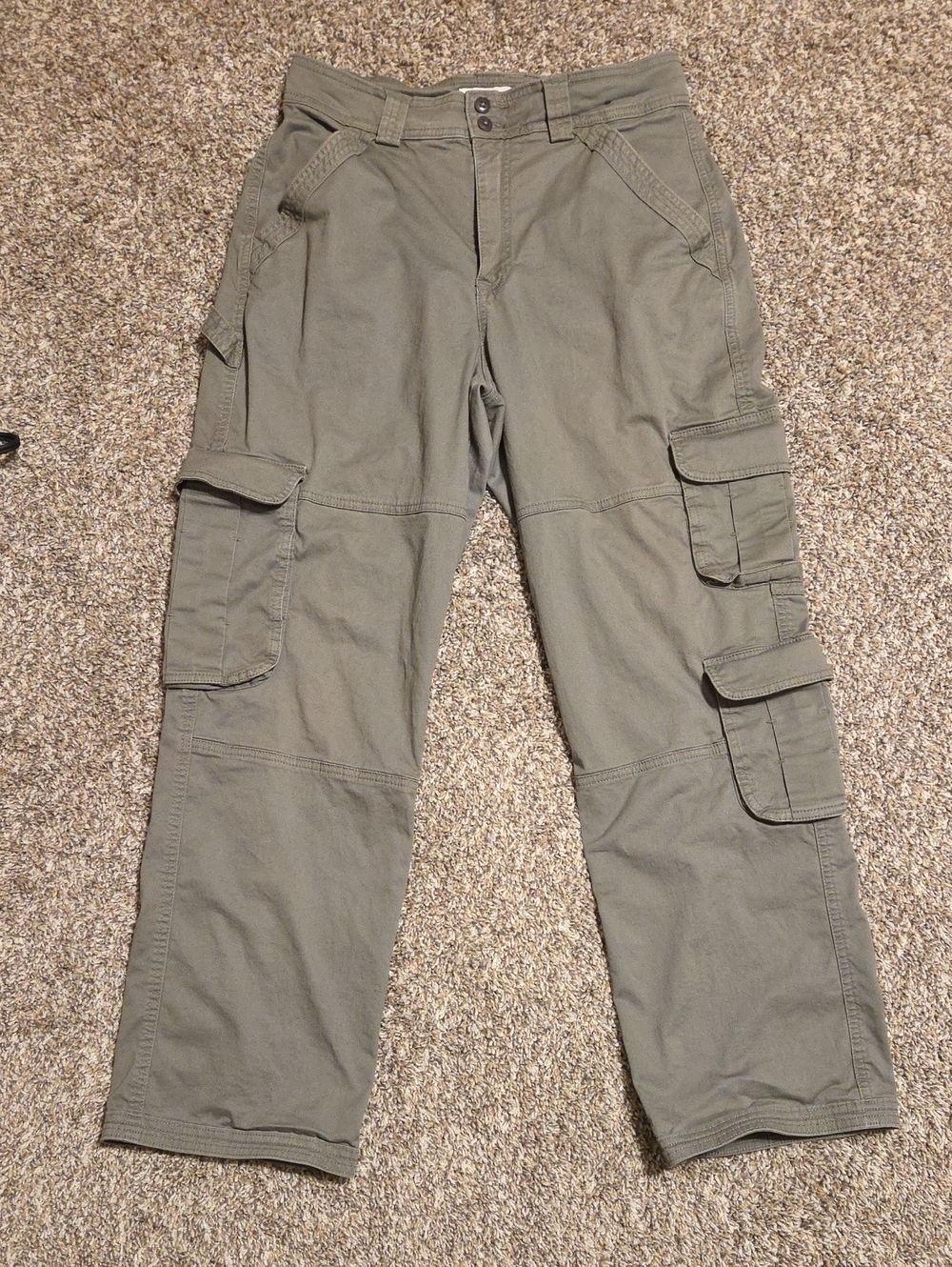 ABERCROMBIE & FITCH Curve Love Baggy Cargo Pants